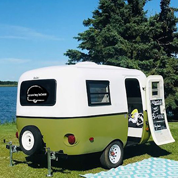 1973 Boler Camper at Kitch'Inn, Mahone Bay, NS