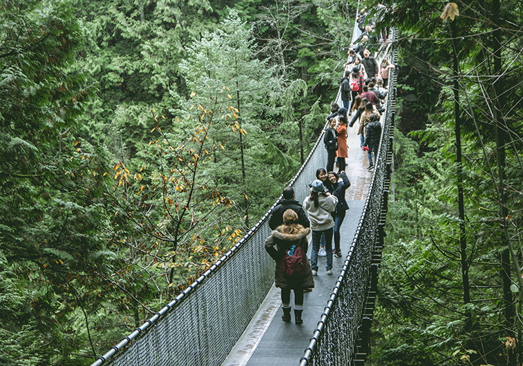Capilano suspension bridge in North Vancouver, BC | Photo: John Xiao, Unsplash