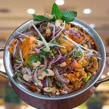 Lamb biryani at Spicy Fusion in Fort St John