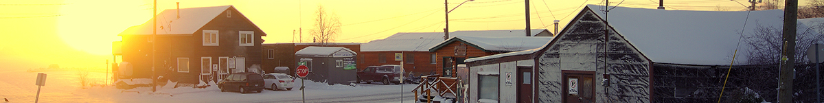 Old Town Yellowknife, Northwest Territories  |  Photo: Mike Tidd, Wikimedia Commons
