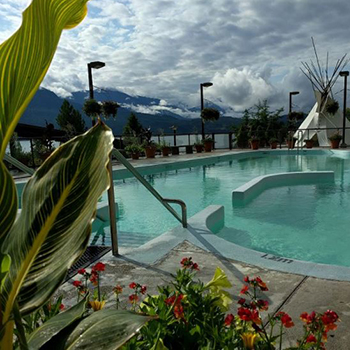 Ainsworth Hot Springs, Kootenay Lake, BC